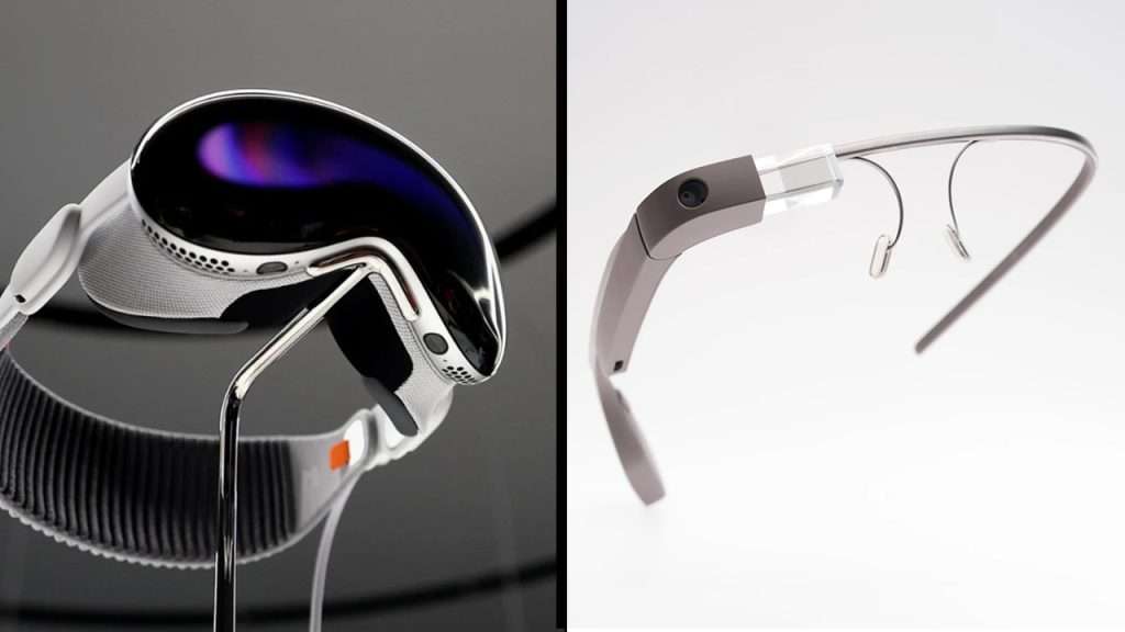Design and Aesthetic Appeal of Apple vision pro and Google glass
