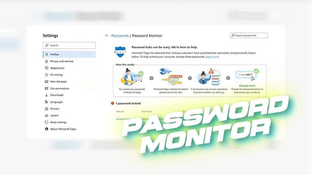 Edge's AI Features: A Mind-Blowing Chrome Alternative!-password monitor