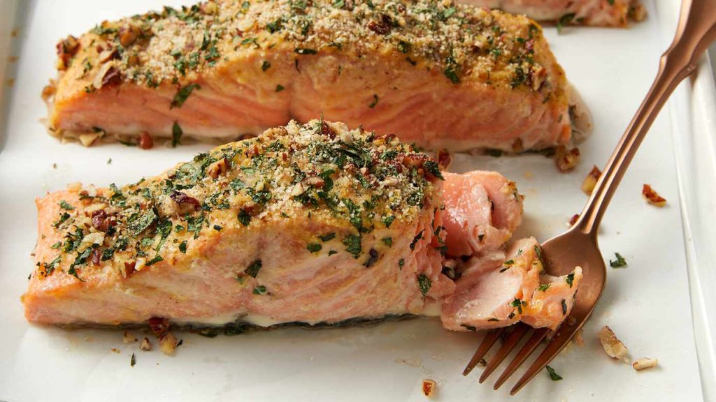 Salmon with Dijon Mustard Glaze Easy Recipe