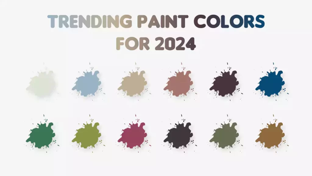 Trending Paint Colors for 2024